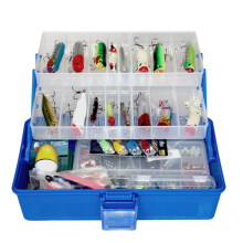Angel-Aufbewahrungsbox, Haken-/Tackle-Werkzeugbehälter mit Griff, Wasserdichte Ausrüstungsbox