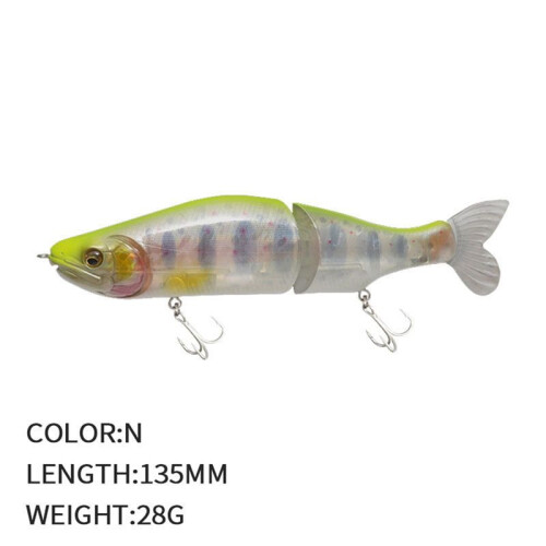 Köder Köder Bionics Fischköder Langsam Sinkender Fischköder 135mm/28g Fake Bait Harter Köder N 1