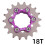 ZTTO Bicycle Flywheel Single Speed Gear 18T Single Gear Fixed Bicycle Sprocket 4