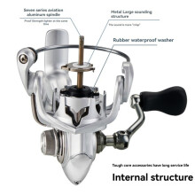 NF1000 Carretel de Pesca Giratório 1000 Series Ultralight Max Drag 3.5kg  Reel para Pesca em Água Doce