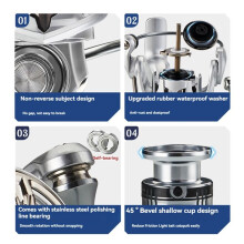 NF1000 Reel 1000 Series Ultralichte Max Drag 3,5 Kg Reel voor Zoetwatervissen