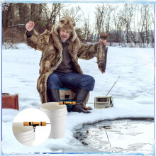 4 Pcs Bucket Rod Holder Ice Fishing Rod Holder Opening Fishing Rods Holder Clamp Outdoor Fishing Accessories