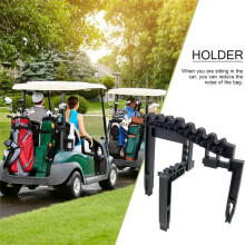 -Eisenhalter, Anti-Shake-Eisen-GolfschläGerhalter, für 9 EisenschläGer, GolfzubehöR, Schwarz