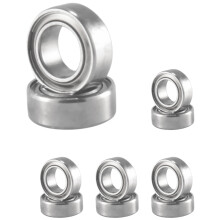 Pack med 10 SMR74ZZ ABEC-9 Kullager i Rostfritt StåL 4X7X2,5 mm HöGhastighetsmobillager