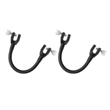 Connettore da 2 Pezzi per Punta da Sci Connettore per Snowboard Clip per Snowboard Connettore per Porta Snowboard per Sport All'Aperto, Nero