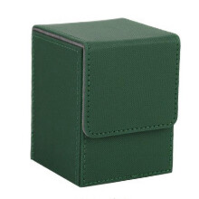 Karten Etui Deck Box Karten mit HüLlen Deck Spiel Box für Yugioh Binder: 100+, GrüN