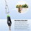 2 PeçAs Power Grip   Release, 17 Polegadas Downrigger Release Stacker Clipe LíDer de Pesca com Clipes de Snap Longline 5