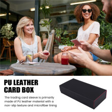 Cajas de Baraja de Cartas con Capacidad para MáS de 550 para Comandante de Caja de Baraja para Caja de Almacenamiento de Tarjetas Caja de Guardia