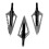 100 Grain Archery Heads Broad  Tips Arrows for Practicing Hunting Crossbow Recurve Bow Compound Bow 4