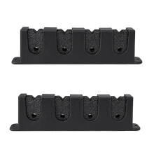 Fishing Horizontal Rod Rack Fishing Pole Holder Rod Bracket Wall Mount Modular for Garage Fishing 4 Rod Storage Tool