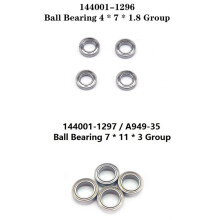 20Pcs Bearing Set for 144001 144002 144010 124016 124017 124018 124019 RC Car Spare Parts Accessories