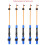 20Pc Support de Canne à PêChe Support PôLe de Stockage Rack Pointe Pince de Support Clips Queue de Billard Exposition Clip de PêChe Outil 17Mm 6
