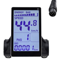 M5 Display LCD per Bici Elettrica Misuratore 24V 36V 48V 60V e Schermo LCD per Scooter per Bici Elettrica da Montagna (6PIN)