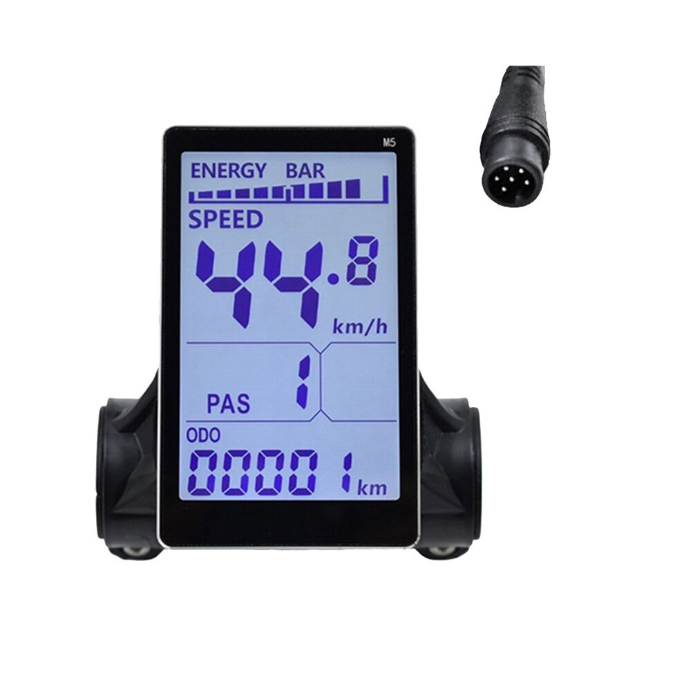 M5 Electric Bike Lcd Display Meter 24V 36V 48V 60V E Scooter Lcd Panel Screen For Mountain Electric Bike(6Pin) 4713901705047