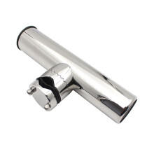 Suporte de Vara de Pesca de AçO InoxidáVel Espelho PolonêS AjustáVel Titular de Vara de Pesca Marinho para Trilho de 19-25Mm