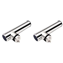 2 Pack 316 Stainless Steel Boat Fishing Rod Holder Brackets for Rails 18-26mm Sail Boat Parts