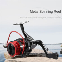 Fishing Reel 1000 Folding Rocker  Wheel Single Handle Fishing Reel 5.2:1  Reel Full Metal Wire Wheel