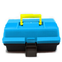 Caja de Almacenamiento Impermeable de 3 Niveles para Aparejos de Pesca, Caja de Almacenamiento PortáTil para Aparejos Pesca, Caja Almacenamiento