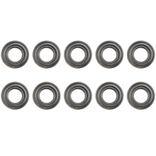 10 Sztuk Miniaturowe Gumowe Uszczelnione Metalowe Ekranowane Metryczne łOżYsko Kulkowe Promieniowe, MR126 ZZ 6X12X4Mm
