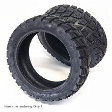 10X2.70-6.5 Inner- och YtterdäCk Elskoter Balans BildäCk Off-Road Tubeless DäCk Svart 700G