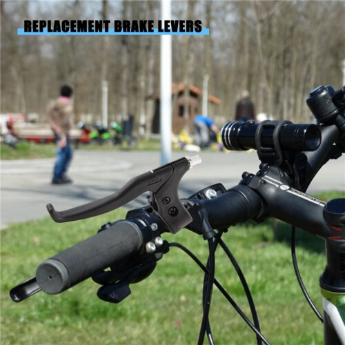 Replacement Bike Cycling Front Rear Brake Levers Black 2