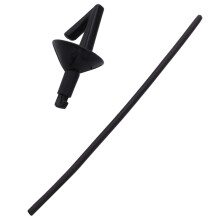 20st Zwart Visaas Hanger Impact Shield Aas Zeevisserij Haken Aas Houders Clip Vissen Accessoire