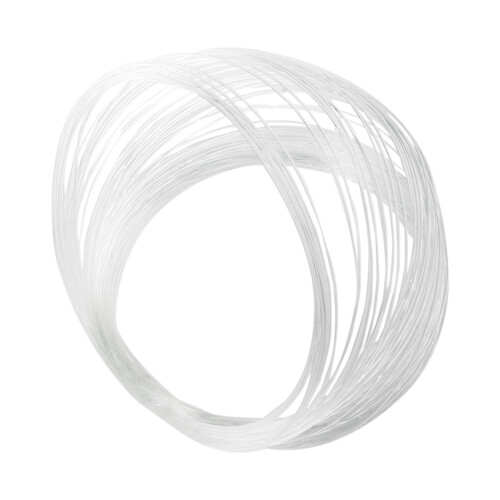 Nylon 0,80 mm Vislijn Touwhaspel Diameter 33 M Lang, Wit 1