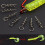 100Pcs Spring Twist Lock Fishing Hook Centering Pin for Soft Lure Bait Worm Crank 5