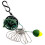 Fishing Stringer Rostfritt Stål Fiskelås Spänne med Spänne Live Fish Locks Infällbart Rep med Flottörkarbin 1