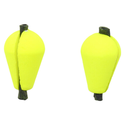 6Pcs Fly Fishing Float Strike Indicators Foam Yellow 2