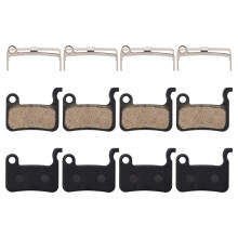 4 Pairs MTB Bicycle Resin Disc Brake Pads for Deore M596 M595 M535 SLX M665 XT M775/776/765 XT/R M975 M966 M965
