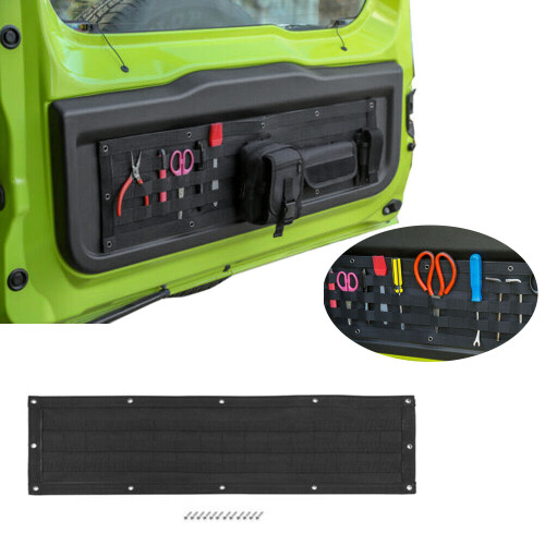Black Tailgate Storage Bag Case Cover Tool Organizer for  Jimny 2019 2020 2