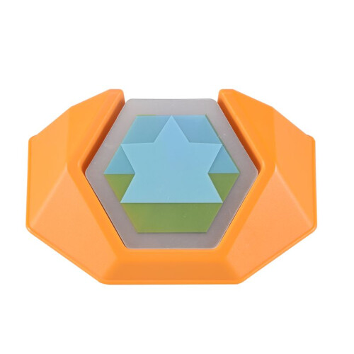 Preschool Color Code Games Logic Jigsaws for Kids Figure Cognition Spatial Thinking Educational Toy Learning Skills (A)