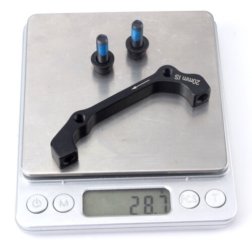 2X Disc Brake Caliper Mount Adapter Is/Post Front 180Mm Rear 160Mm For   Mtb 2