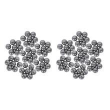 100 Pcs 10mm Diameter Steel Bearings for Bicycle Hubs