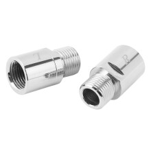 2X Mountain Road Bicycle Pedal Lock Extension Shaft Pedal Extension Steel Shaft Pedal Extender for Bicycle Pedal