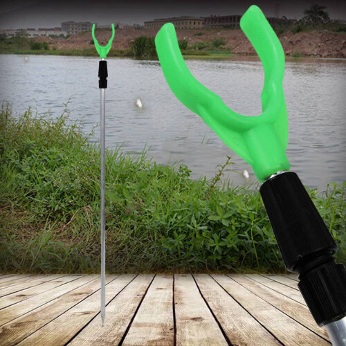 3X Support de poteau de peche en metal reglable 1