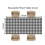 3 Pcs Fitted Tablecloth for Table,Stretch Waterproof Elastic Vinyl Picnic Table Cover with Flannel Backed Lining(Black) 7