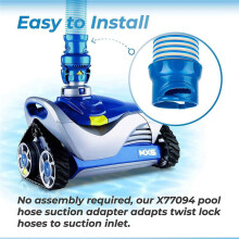 4Pcs X77094 Pool Vacuum Hose Adapter for MX6 MX8 Pool Cleaner, Swimming Pool Suction Adapter Leaf Hose Adaptor