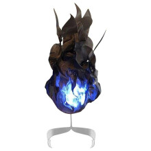 Halloween Funny Toy Magic Fire the Hand Home LED Decoration Luminous Fireball Exquisite Ornaments Party Black