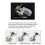 10 LED Inner Hinge Lamp Wardrobe Hinge Light Under Cabinet Light Cupboard Sensor Lights for Bedroom Kitchen Closet 6