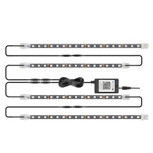 Auto Underglow LED-Verlichting, Droomkleurenstripverlichting met APP-Bediening, Kit voor Neon-Accentverlichting voor Buiten