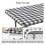 3 Pcs Fitted Tablecloth for Table,Stretch Waterproof Elastic Vinyl Picnic Table Cover with Flannel Backed Lining(Black) 3