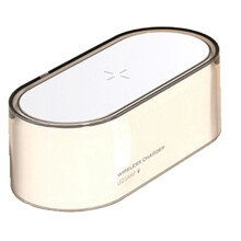 Adjustment Night Light Wireless Charge with LED Touch Bedside Lamp Adjustable Brightness 15W Fast Charge White