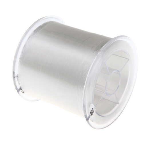 2X Linea da Pesca in Nylon Monofilamento da 500M 0.32mm Trasparente