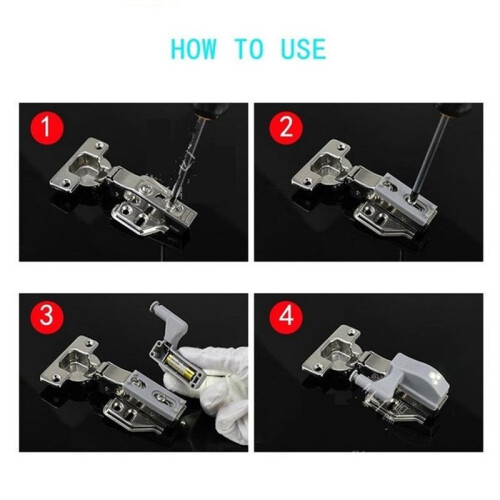 10 LED Inner Hinge Lamp Wardrobe Hinge Light Under Cabinet Light Cupboard Sensor Lights for Bedroom Kitchen Closet 1