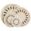 4Pcs Thicken Round Cotton Woven Insulation Pad Table Mat Printed Placemat Cup Coaster,Flower 1
