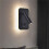 Wall Light Backlight USB Charging 330 Degree Rotation Adjustable Wall Lamp Bedside Study Reading Sconce Lamp Black 4