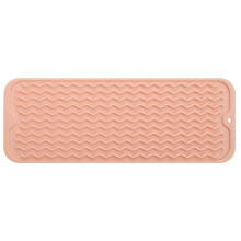 Dish Drying Mat for Multiple Usage, Easy Clean, Eco-Friendly, Heat-Resistant Silicone Mat for Kitchen Counter -B