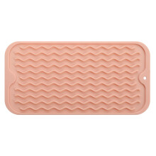 Dish Drying Mat for Multiple Usage, Easy Clean, Eco-Friendly, Heat-Resistant Silicone Mat for Kitchen Counter -A